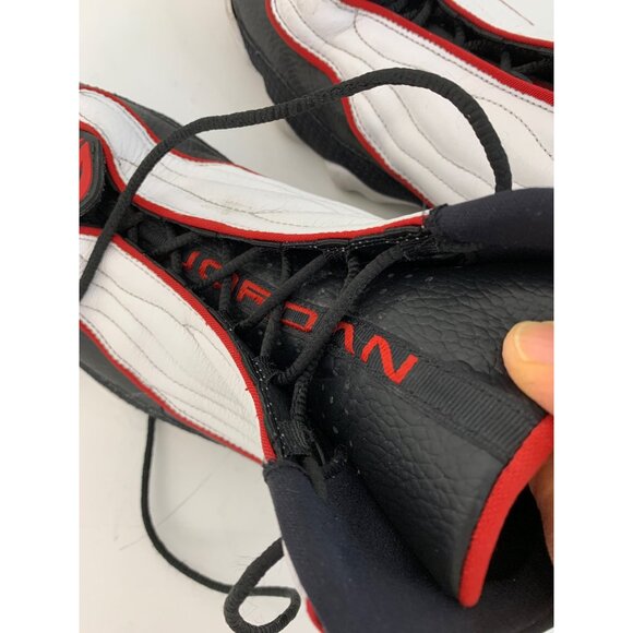 Nike Air Jordan 10.5 US Men’s Basketball Shoes Black/White/Red 7311 Used - Picture 6 of 12